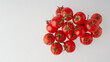 © Mikhail - Tomato isolated food ripe red group ingredient. Ripe tomatoes top view.
