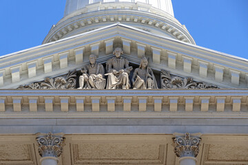 Wall Mural - The Tippecanoe County Courthouse is located on the public square in the city of Lafayette in Tippecanoe County, Indiana.