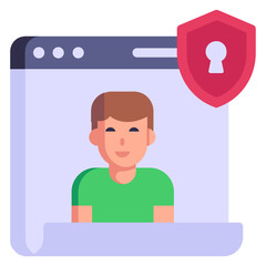 Sticker - Secure Profile 