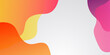 © Salman - Abstract orange pink yellow red liquid background. Modern fresh simple orange abstract background