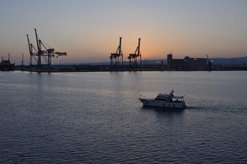 Wall Mural - The beautiful new port Limassol in Cyprus
