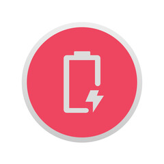 Charging Battery - Sticker