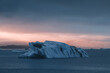 Gletscher Eisberg Island Sonnenuntergang Sonnenaufgang Strand Jökulsárlón