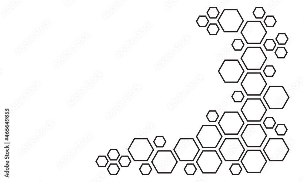 Honey abstract background, honeycomb frame, line pattern with comb ...