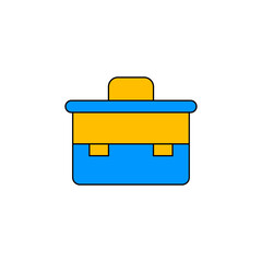 Wall Mural - construction equipment repair toolbox icon vector