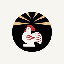 Chicken Logo. Vector Illustration For Business Logo, Mascot, Icon, Template