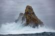 Wild seas and conditions at Pedra Branca, Tasmania