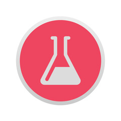 Canvas Print - Beaker - Sticker