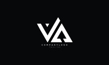 VA, AV, Abstract Initial Monogram Letter Alphabet Logo Design