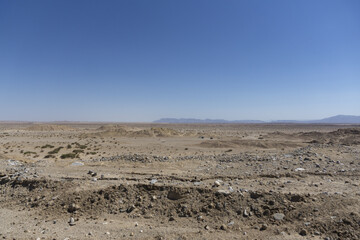 Poster - Desert rocky landscape in Borrego Springs