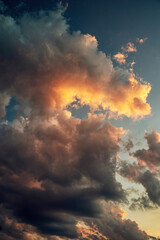 beautiful storm clouds, sky cloud background.