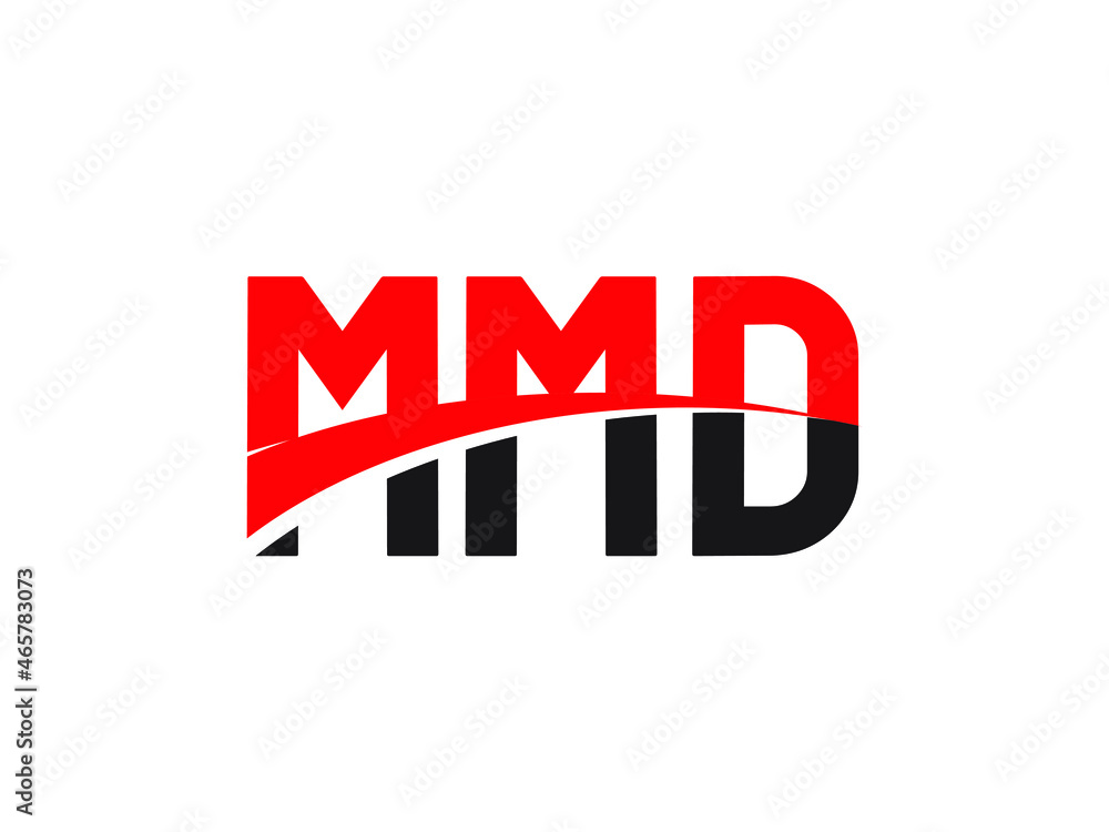 Mmda Lettering MMD Letter Initial Logo Design Vector Illustration Stock Vector | Adobe ...