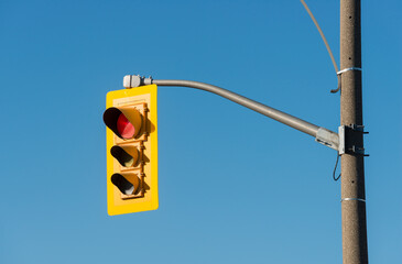 traffic light on the sky