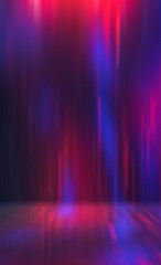 Wall Mural - Dark abstract blurred background with bokeh. Multicolored blurred lights, glitter scattering, neon glow