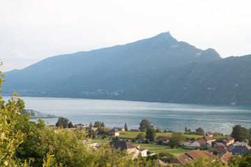 Wall Mural - Lac du Bourget depuis Brison Saint Innocent