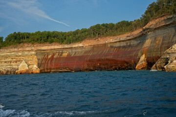 Painted Coves at Pictured Rocks National Lakeshore, Michigan