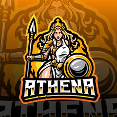 Poster - Athena esport mascot logo design