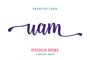 UAM lettering logo is simple, easy to understand and authoritative