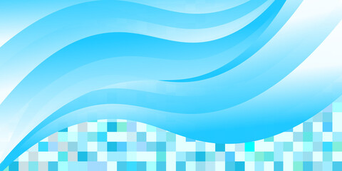Abstract soft blue geometry background