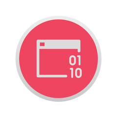 Wall Mural - coding - sticker