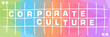 Corporate Culture Colorful Texture Lines Boxes Text 