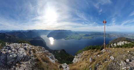 Wall Mural - Traunsee / Traunstein - Ausblick - Austria