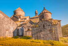 Panoramic View Of A Picturesque Haghpat Monastery Complex In Lori Region In Armenia. It Is Included In The UNESCO World Heritage List