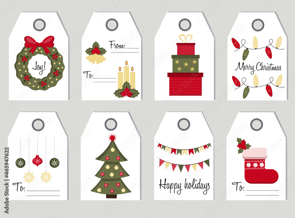 christmas-gift-tags-collection-of-printable-gift-labels-set-of-holiday-christmas-gift-tags-in-trendy-collors-christmas-and-new-year-gift-tags-for-winter-holidays-printable-items-christmas-labels-stock-vector