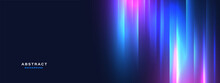 Abstract Futuristic Background With Glowing Light Effect.Vector Illustration.	
