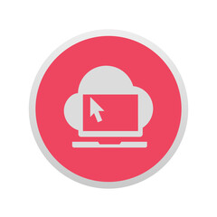 Wall Mural - cloud computing - sticker