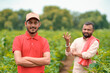 © PRASANNAPIX - Indian agronomist or officer with farmer at agriculture field.