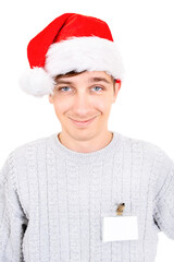 Sticker - Young Man with a Empty Badge