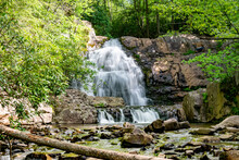 Hawk Falls At Hickory Run State Park In Pennsylvania