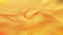 3D Rendering Of An Abstract Bright Yellow Spiral Background