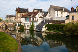 Fototapeta Paryż - View of Vierzon, Cher, Centre-Val de Loire, France
