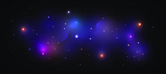 Colorful background  galaxy and bubble background , backdrop ,space  and star