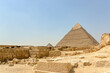 View of Pyramids of Giza, Egypt