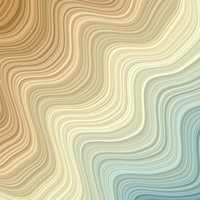 Wavy Background. Cool Background In Brown Teal Colors. EPS10 Vector.