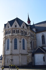 Canvas Print - Rückseite der großen Kirche in Münstermaifeld