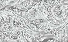Seamless Abstract Marble Pattern, Wood Texture, Watercolor Marble Pattern. White And Grey Colors. Hand Drawn Vector Background.