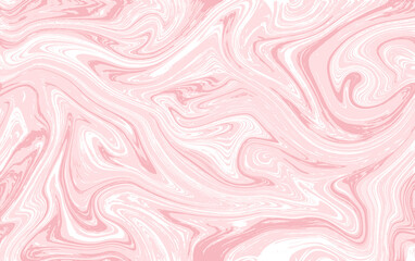 Seamless abstract marble pattern, wood texture, watercolor marble pattern. White and pink colors. Hand drawn vector background.