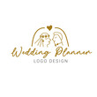 Wedding planner logo design