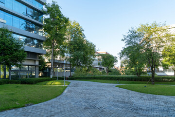 Green environment of office buildings in science and technology park, Chongqing, China