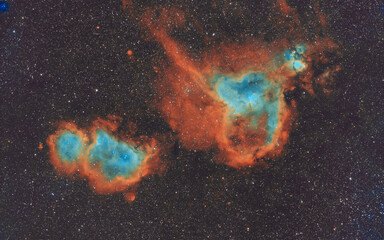 Wall Mural - heart and soul nebula sho palette