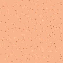 Seamless Pattern With Orange Dots