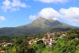 Fototapeta Góry - Montagne Pelée Martinique Morne Rouge Caraïbes