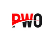 © Rubel - PWO Letter Initial Logo Design Vector Illustration