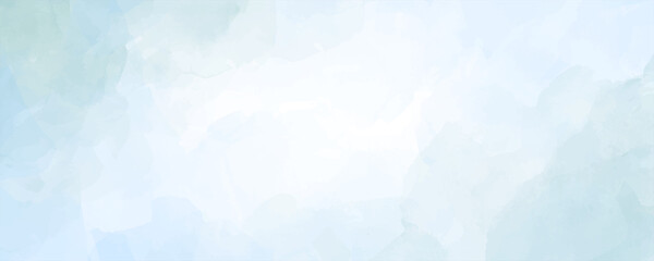 vector watercolor texture for cards. hand drawn vector texture. sky, light, cloud, blue, white. past