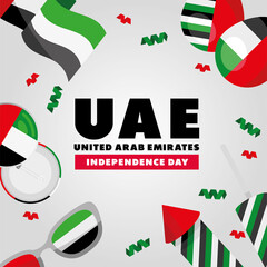 Canvas Print - UAE national day poster