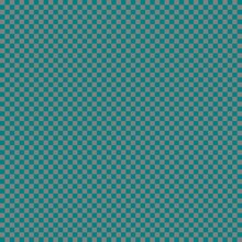 Checkerboard With Very Small Squares. Teal And Grey Colors Of Checkerboard. Chessboard, Checkerboard Texture. Squares Pattern. Background.